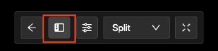 Click the "_Toggle sidebar_" button on the top left