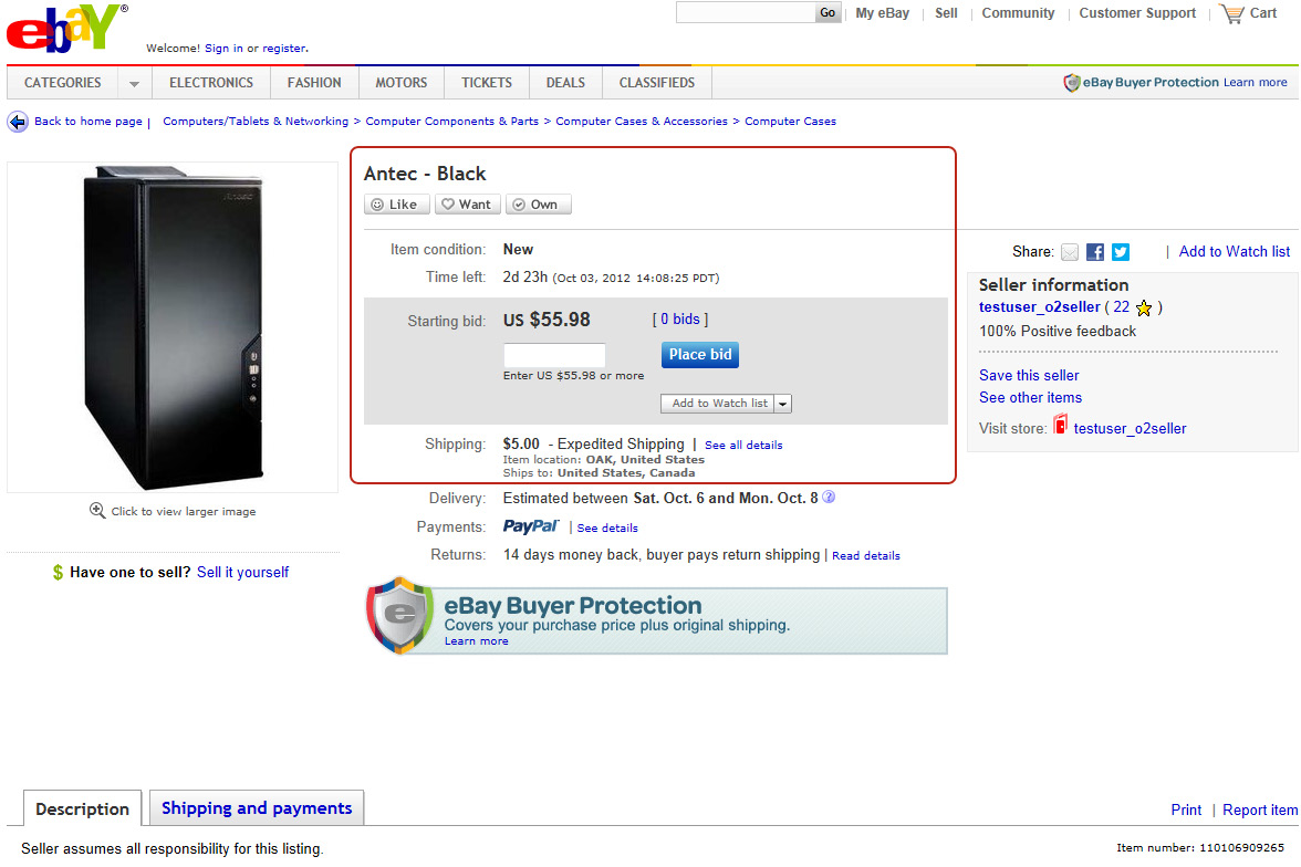 Listing Products/Items on eBay