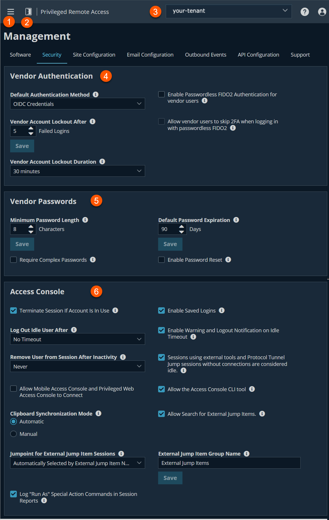 Security Page