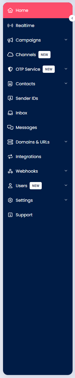 Screenshot of the Home tab in the TextPeak main menu