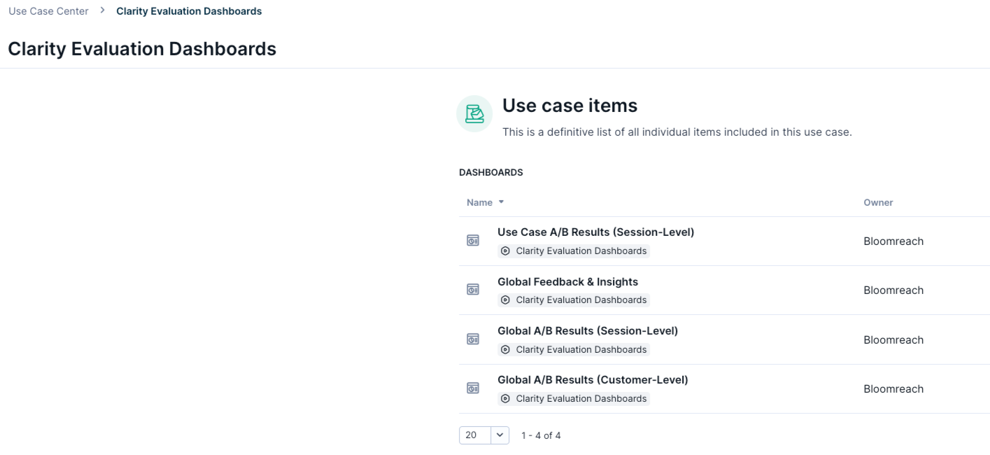 evaluation dashboards