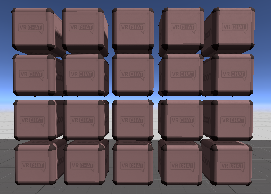 object-pool.png These cubes will never be this neat again once they start dropping and bouncing around.