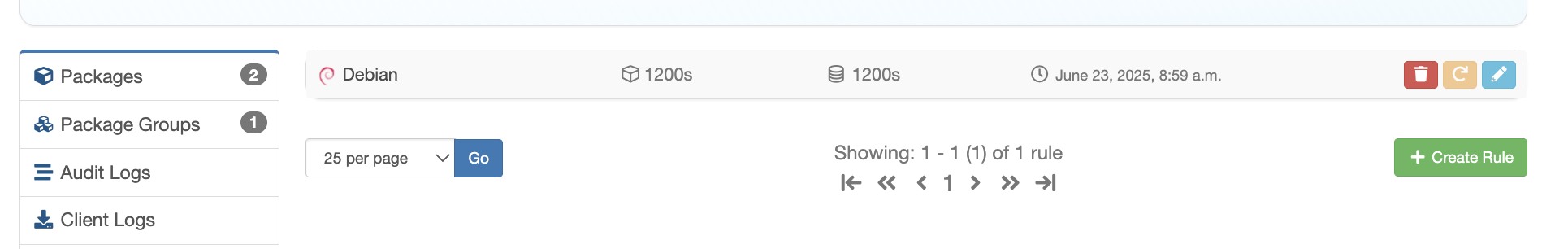 Edge Caching Edit button