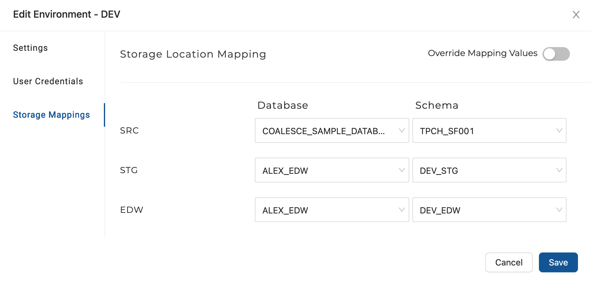 storage location mappings.png Example Storage Location Mappings