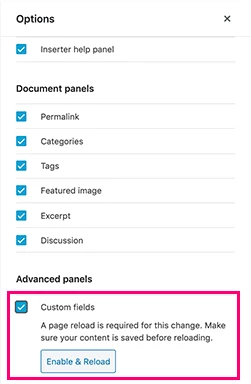 Custom fields