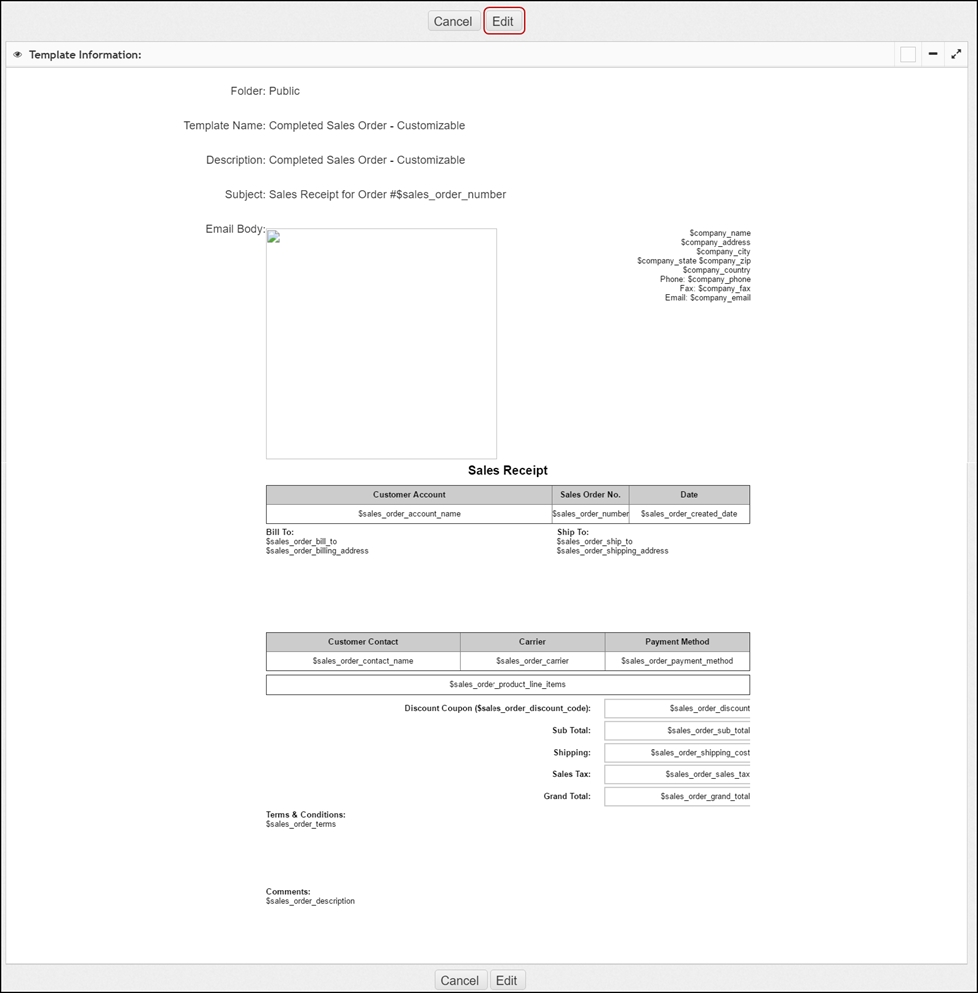 Adding Product Fields to PDF Templates