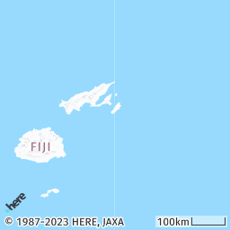 Map image depicting a region crossing the anti-meridian