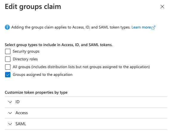azure-id-groups-claim.png Editing the groups claim