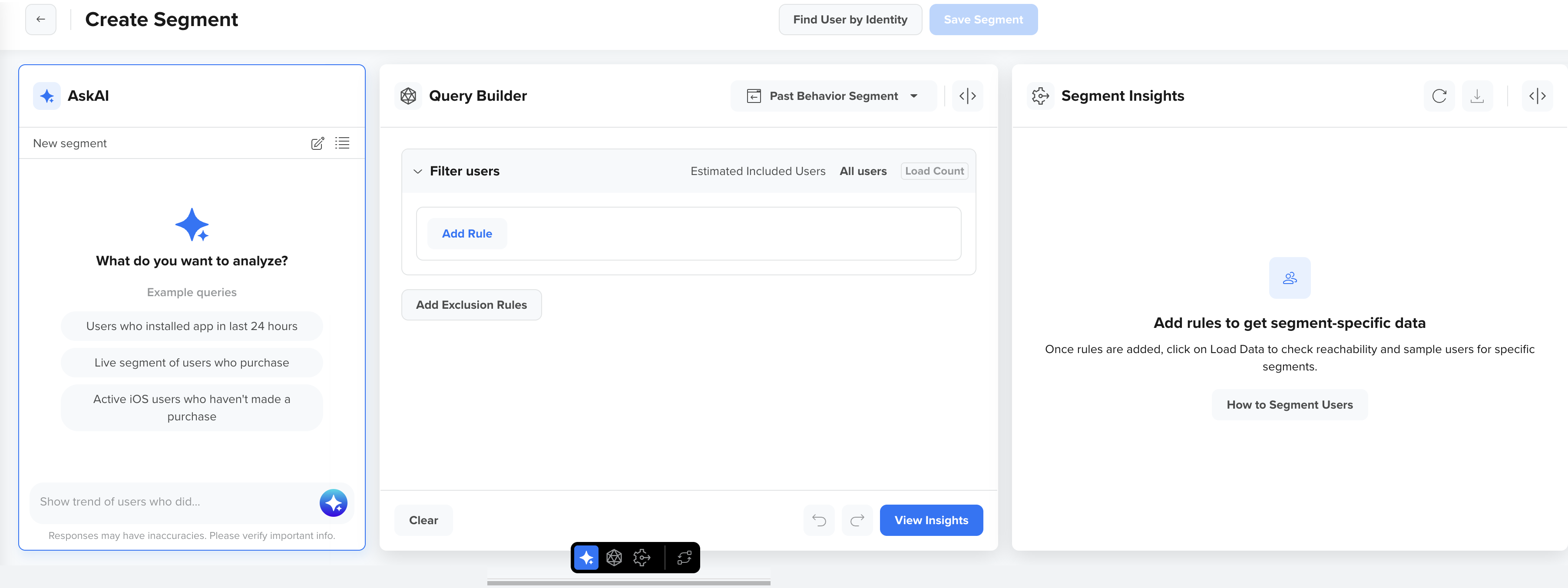 Segment Builder Example