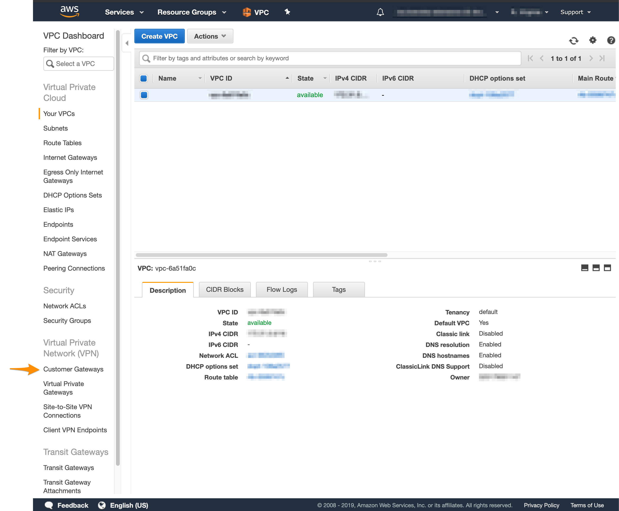 AWS Networking Setup