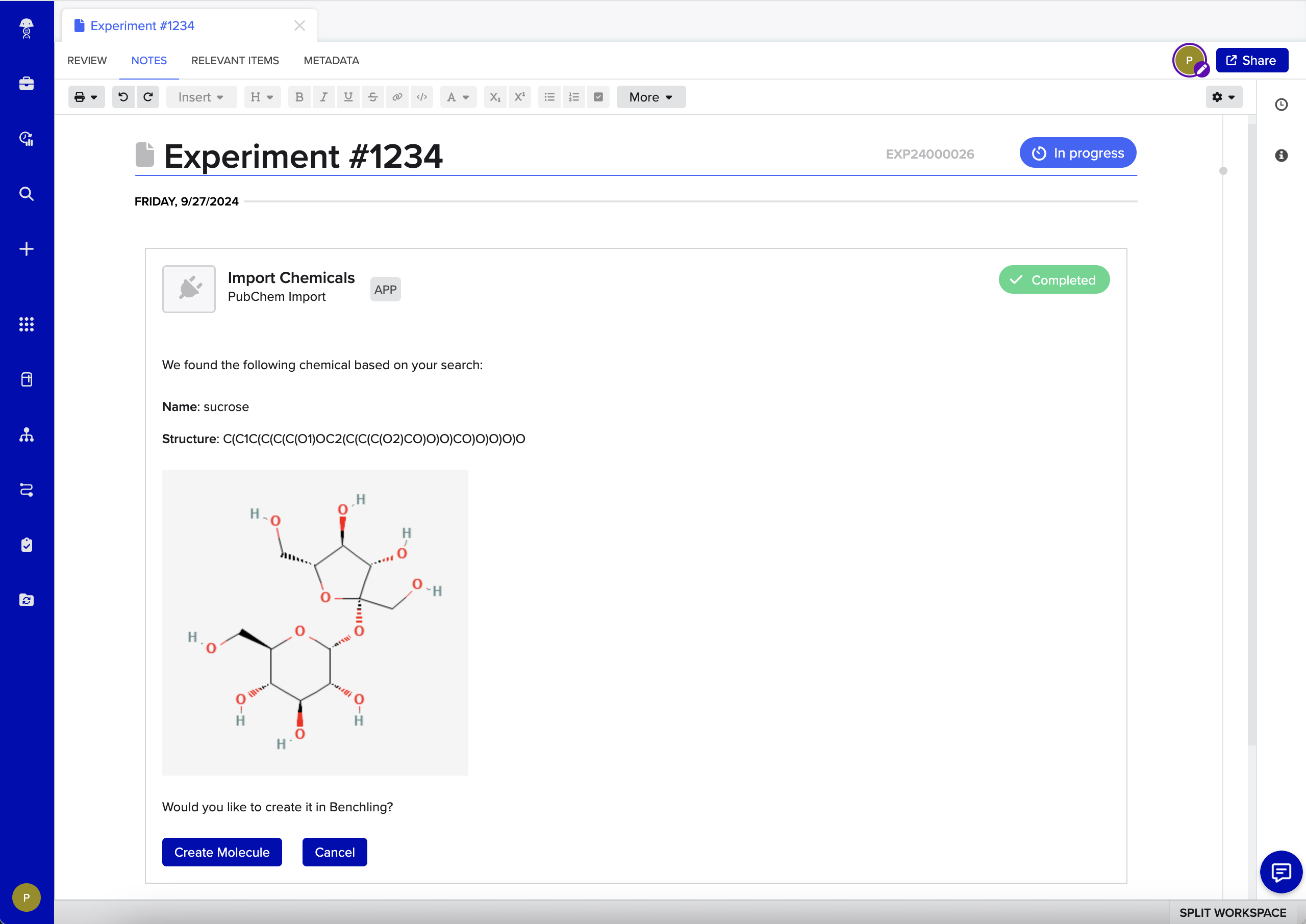 PubChem lookup app