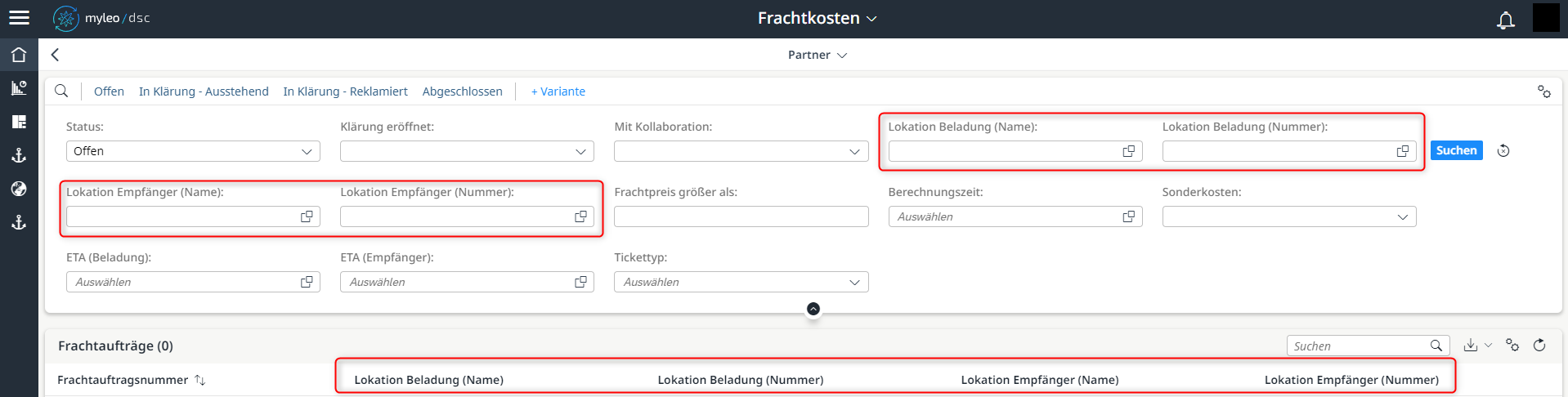 Neue Inhalte bezüglich der Lokationen
