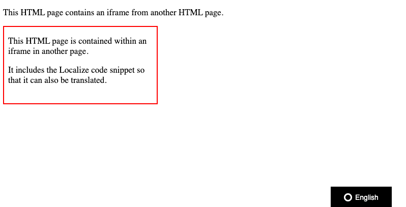 html code as iframe js srcdoc