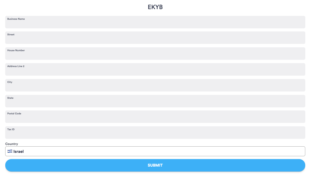 eKYB module configuration