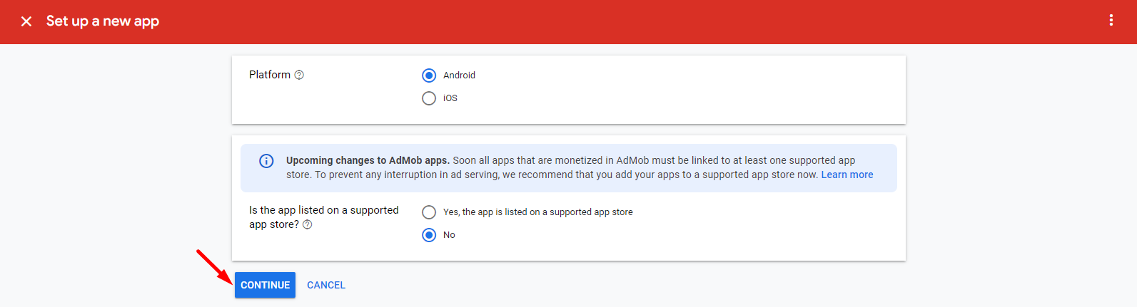 Find your app store URL - Google AdMob Help