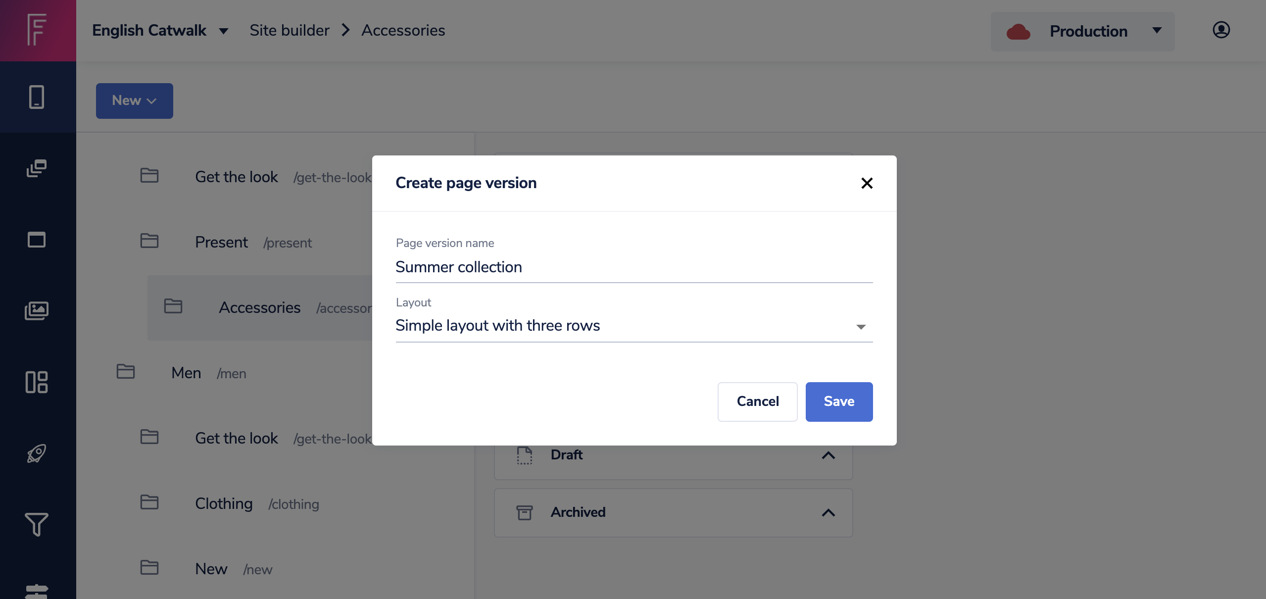 Create new page version name.png
