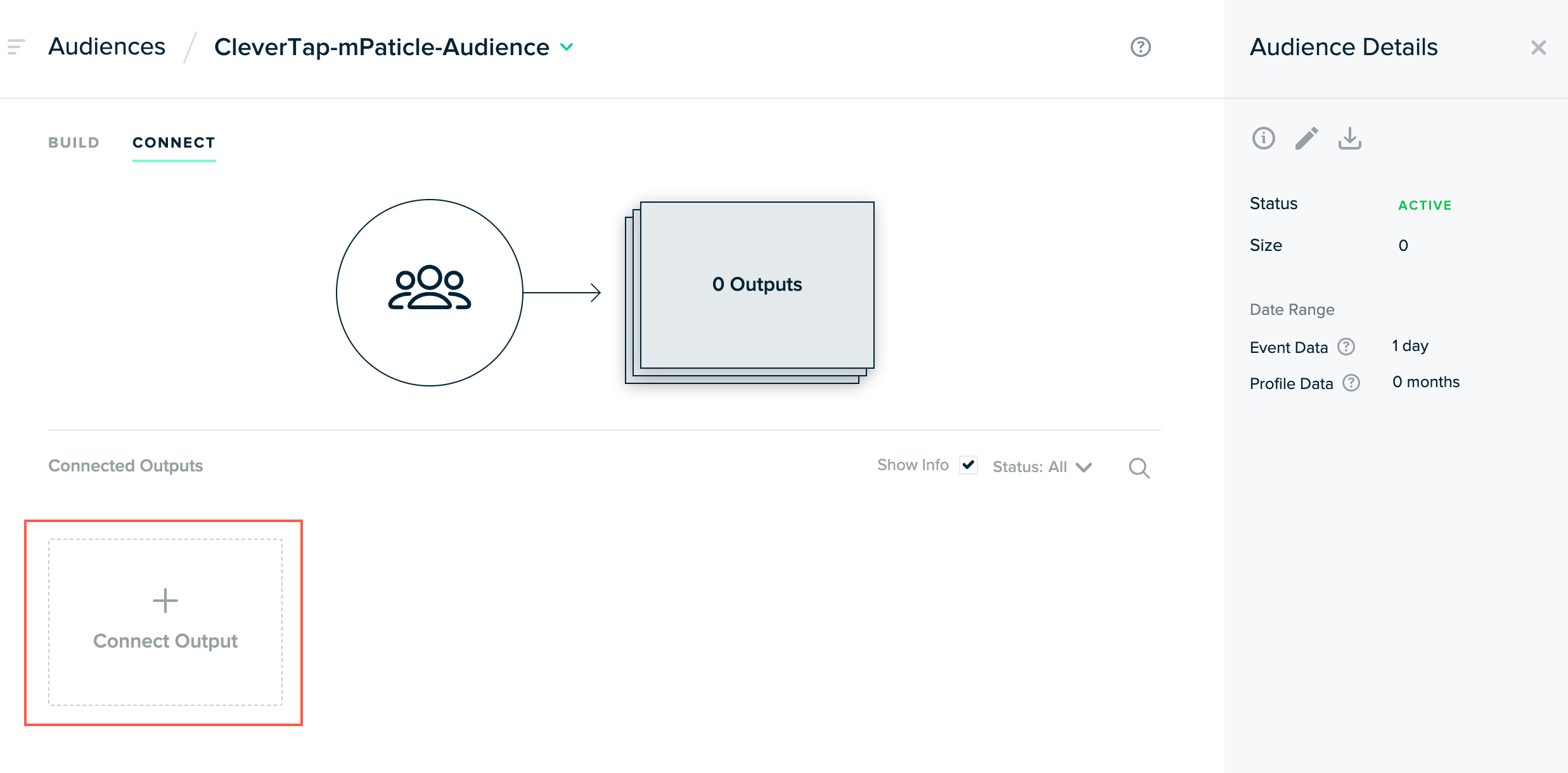 Connect mParticle Audience