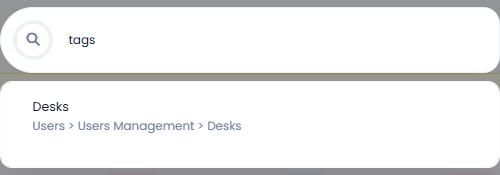 Screenshot of the navigation assistant
