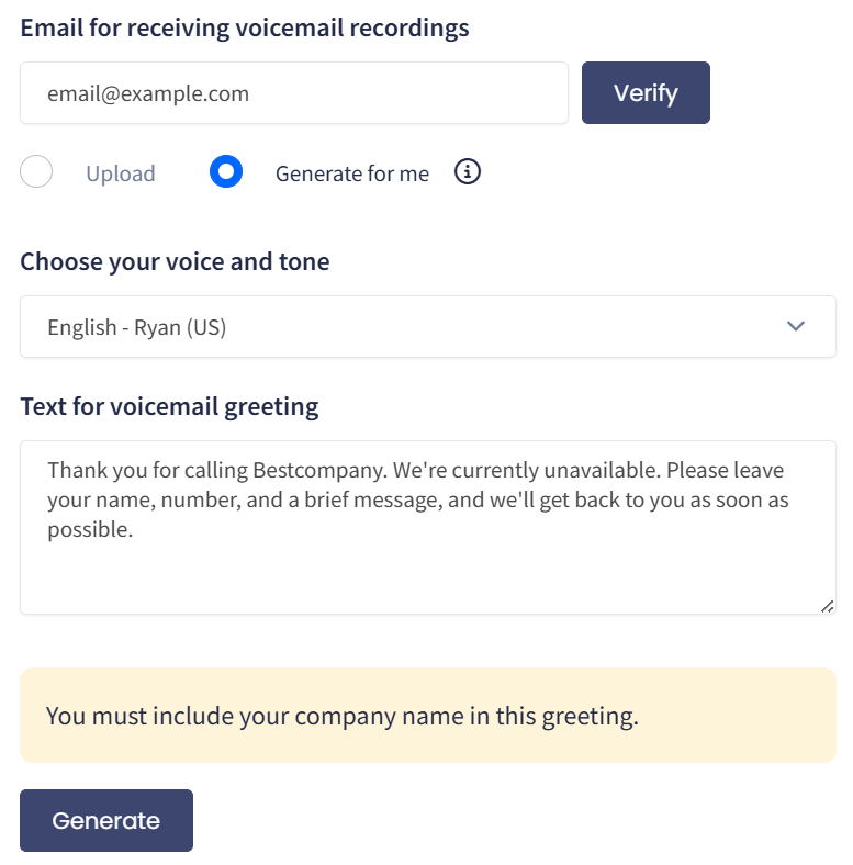 Screenshot with question 10: generating playback