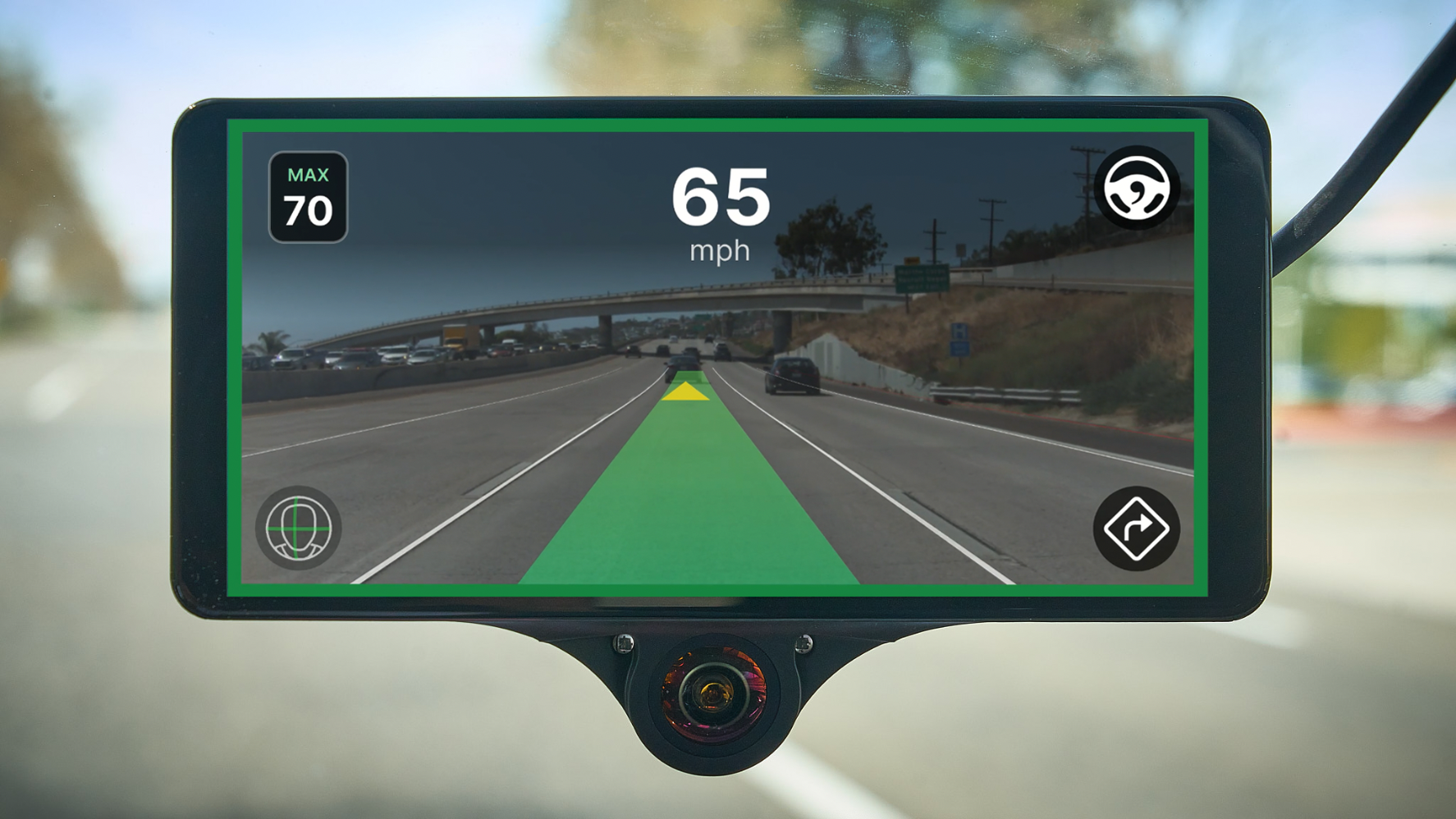 Default UI once openpilot is engaged while driving