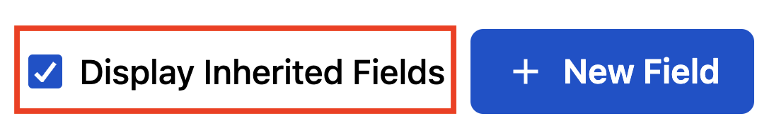 Display inherited fields