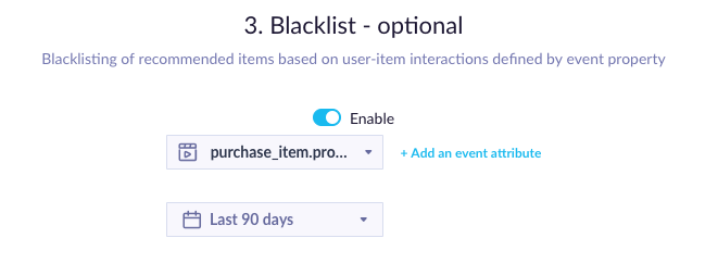 Example of Blacklist GUI