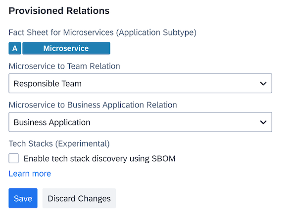 Configuring Relations