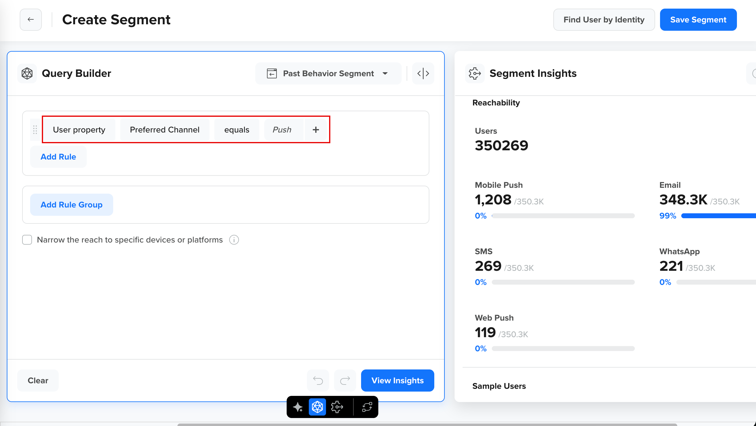 Preferred Channel vs. Estimate Reach