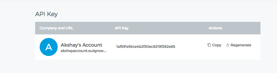 API Key