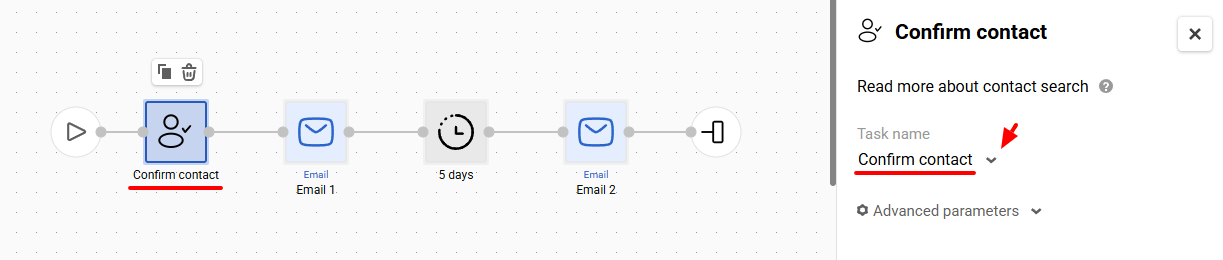 welcomeworkflow11.png Task parameters
