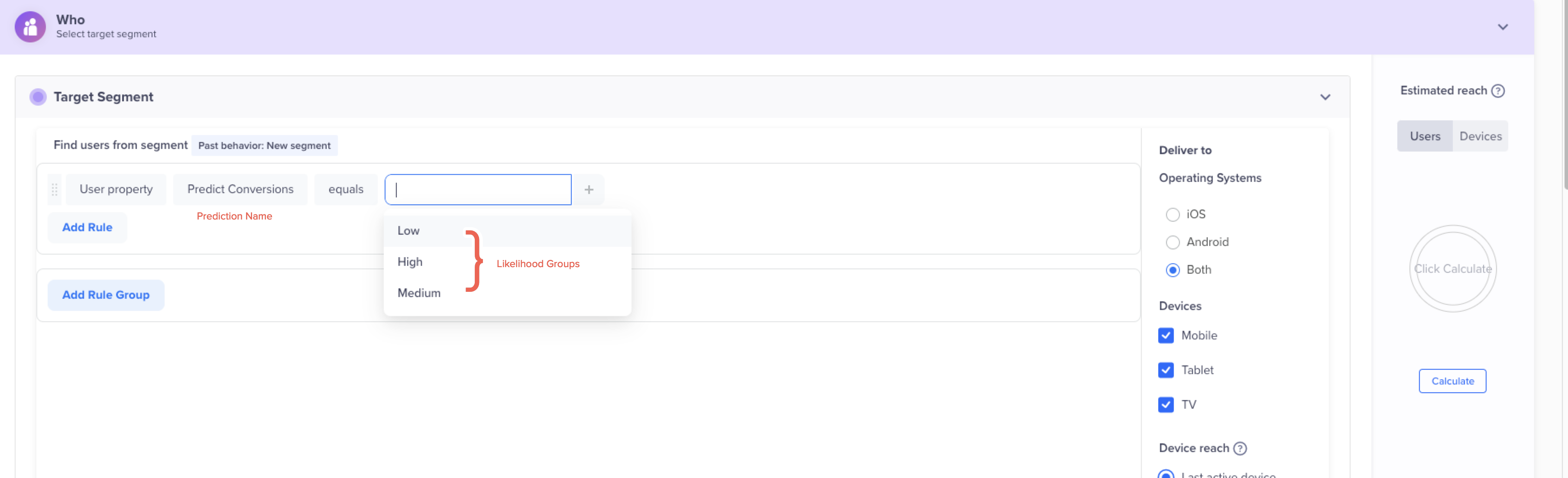 Engage with Target Audience from Campaigns Page
