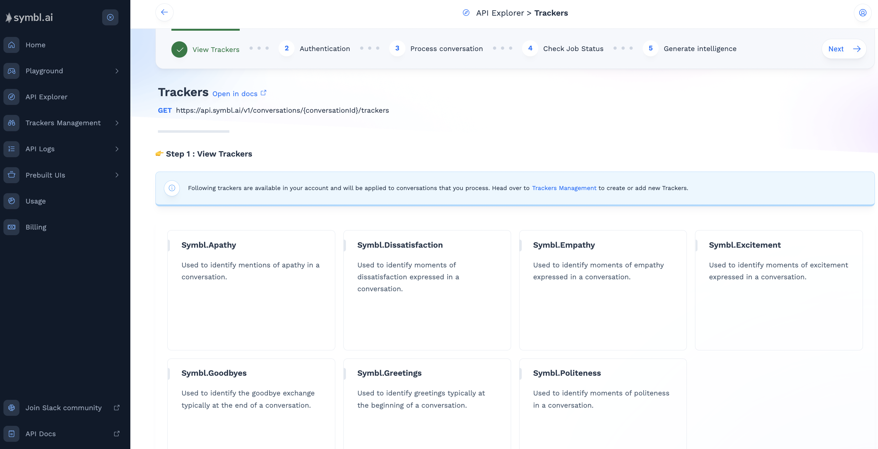 View Trackers