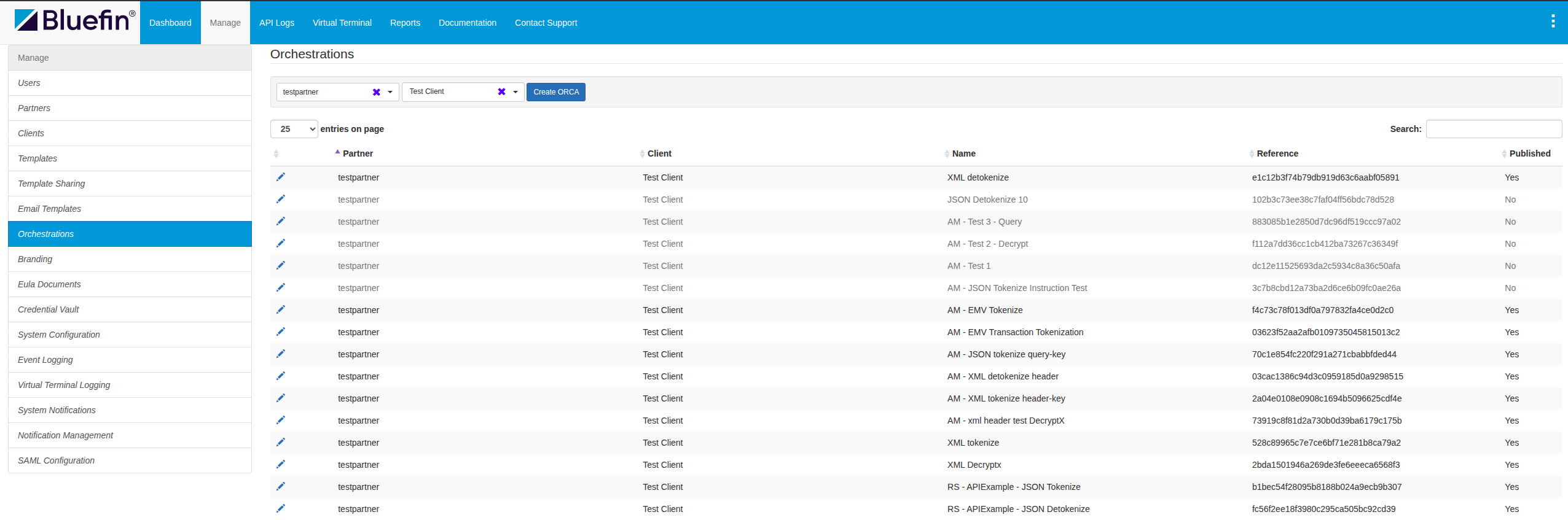 ShieldConex® Portal Management Menu
