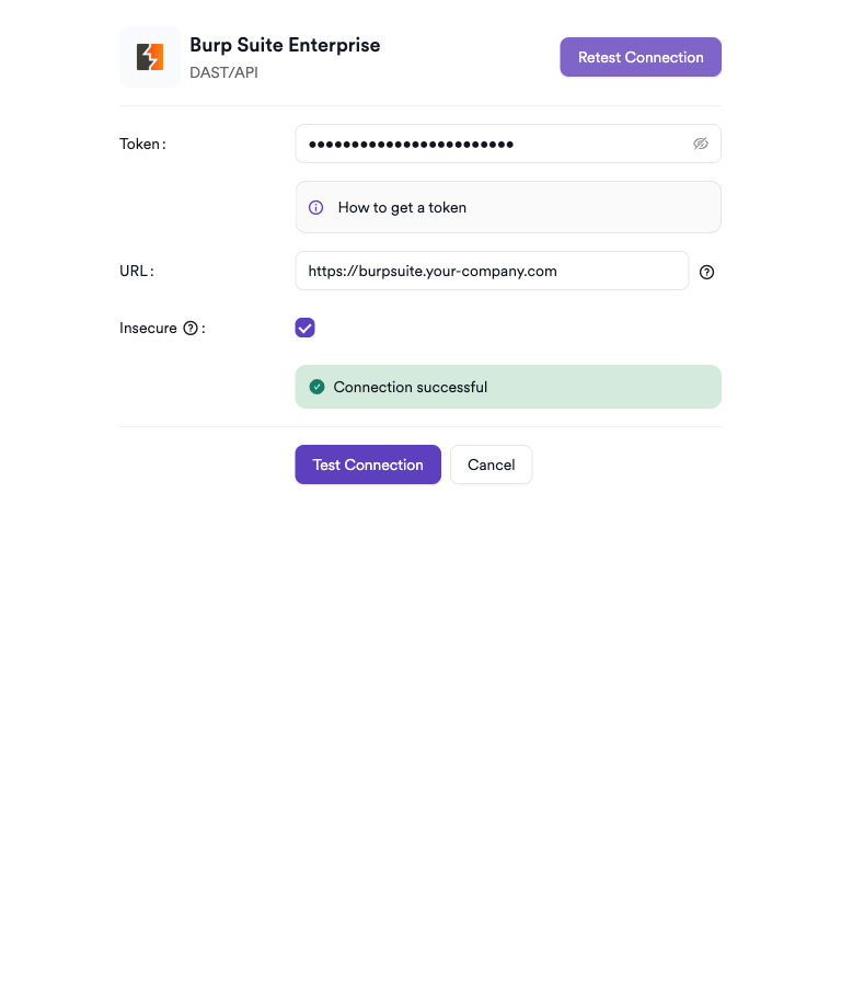 Burp Suite Enterprise settings