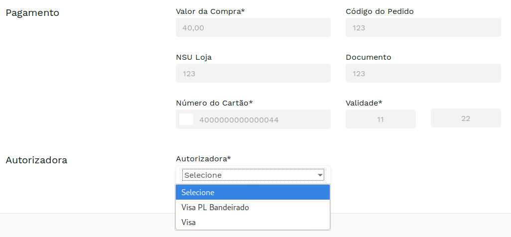 "Authorizer selection screen." -no-filter