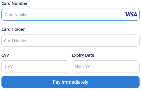 Custom submit button text.