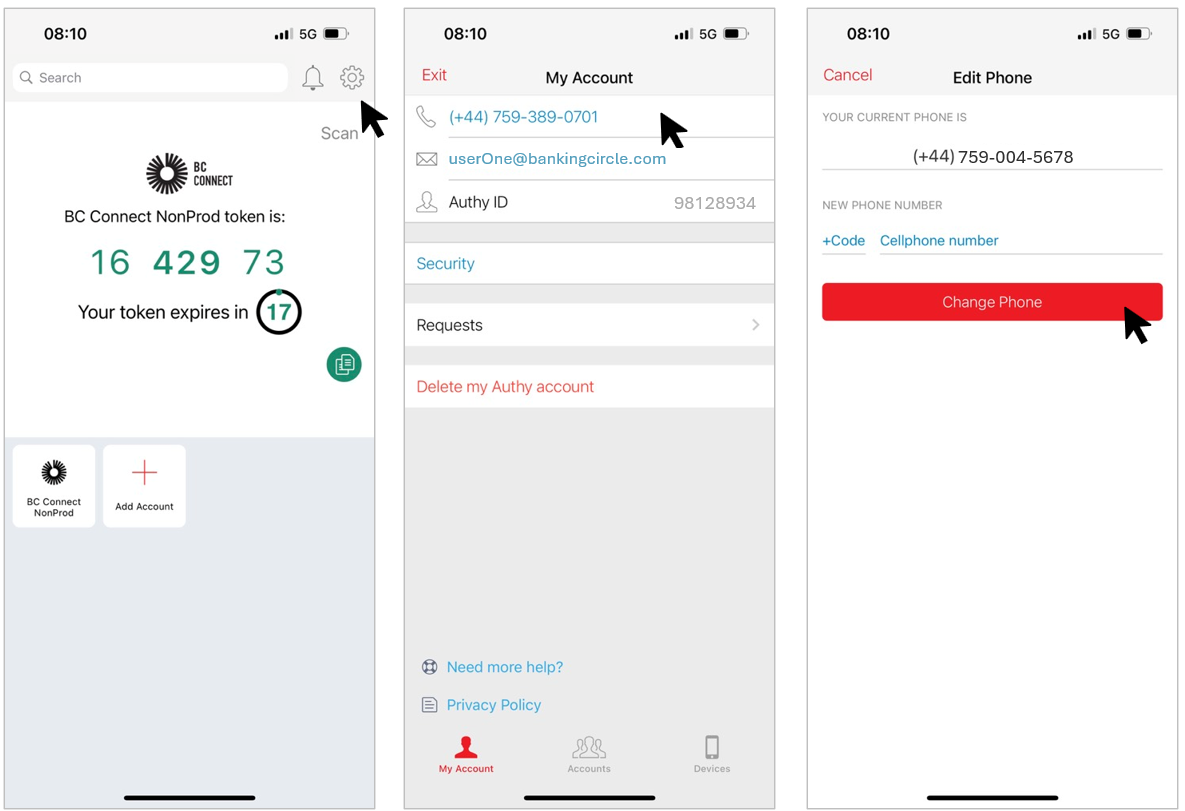 Updating your mobile number