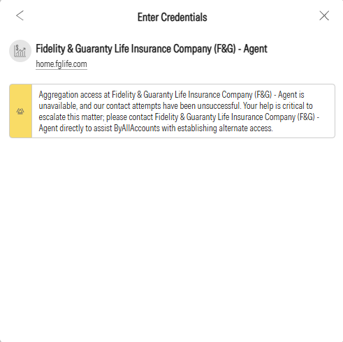 Unavailable - Fidelity & Guaranty Life Insurance