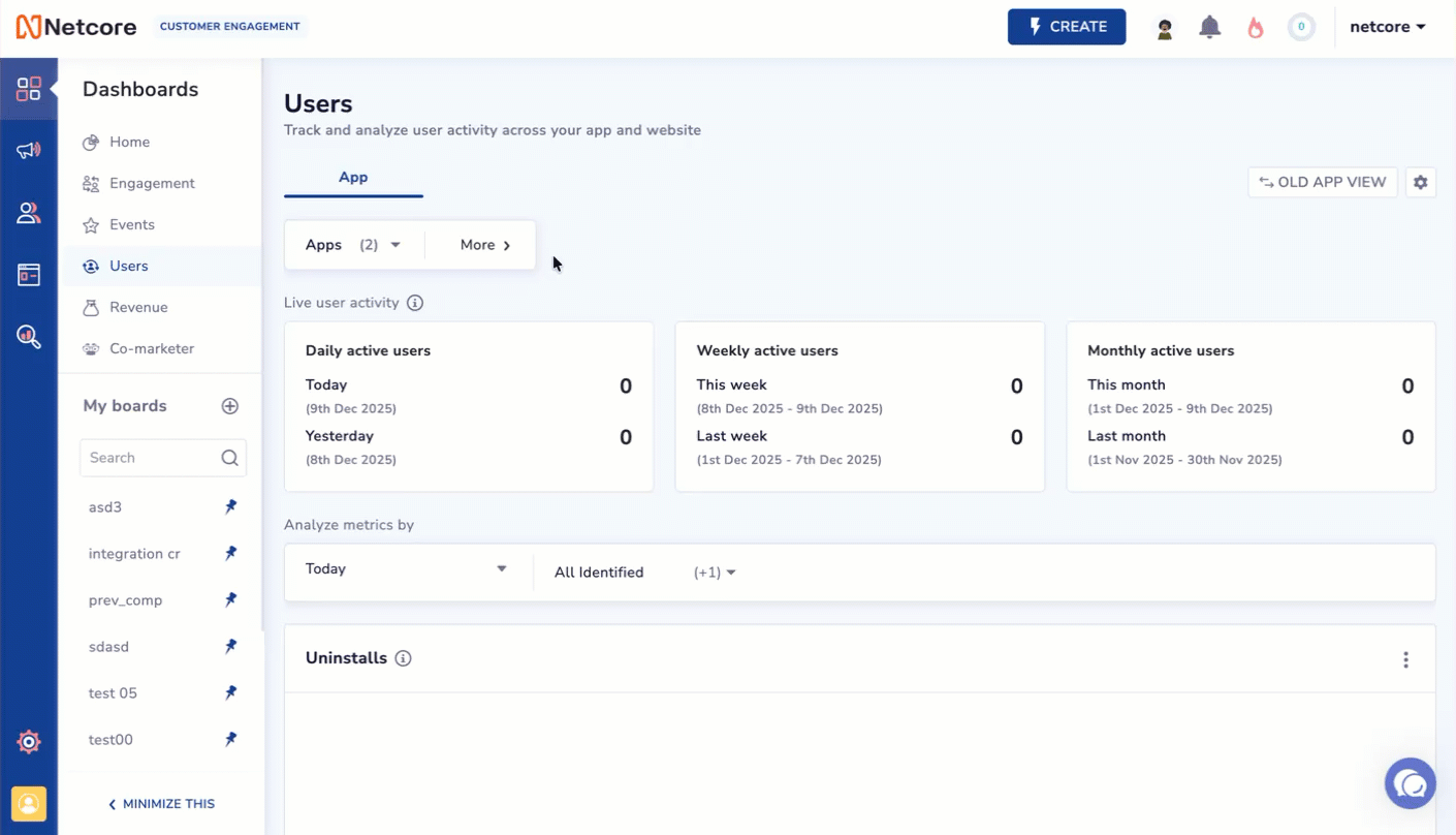 Apply More Filters to Your Dashboard View