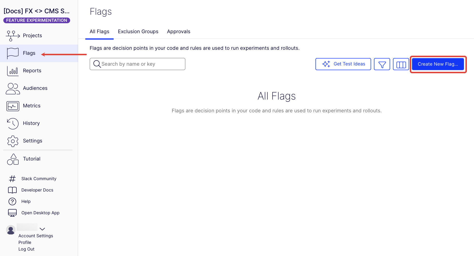 Create new flag