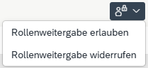 Rollenweitergabe verwalten