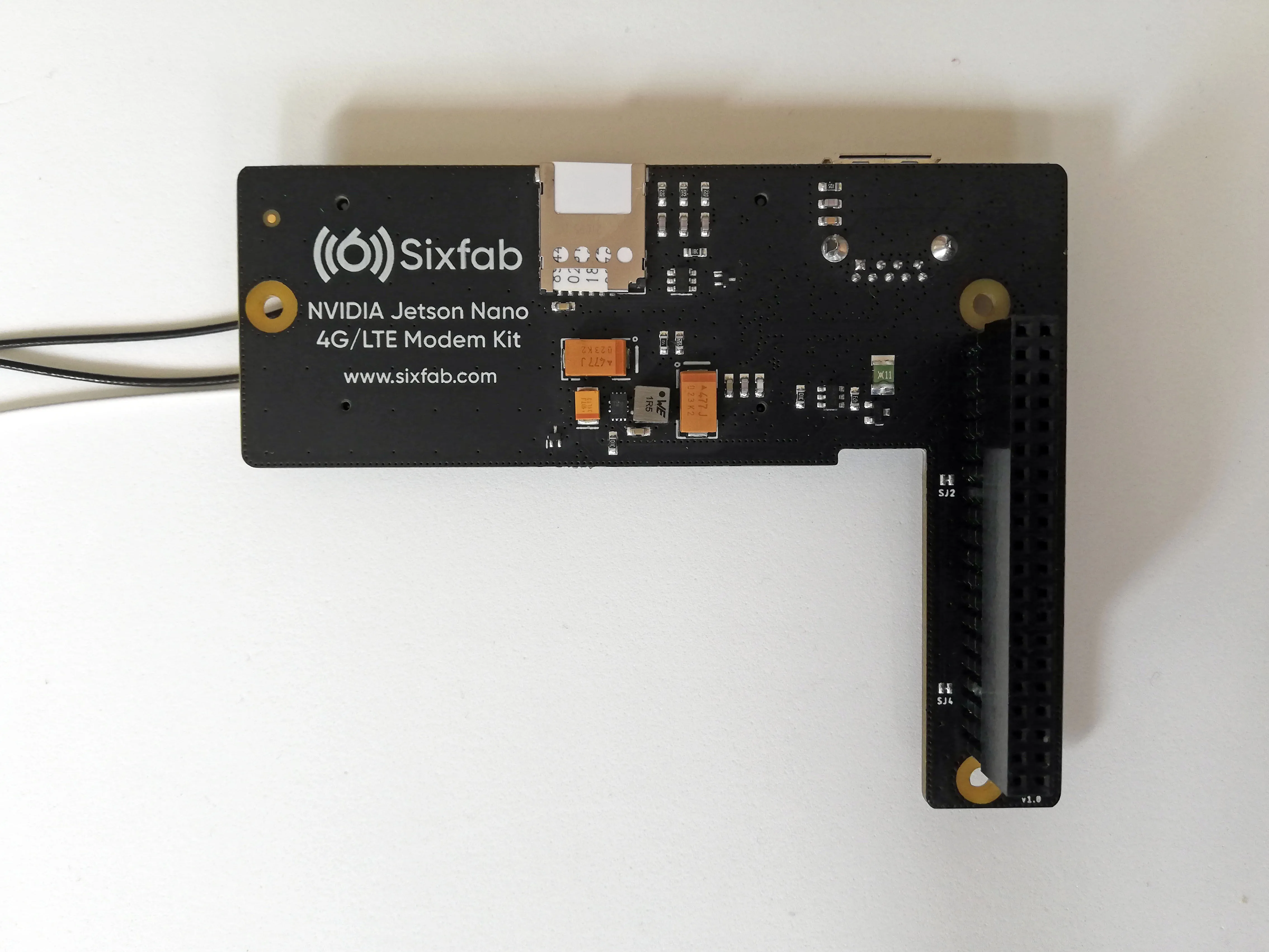 Sixfab NVIDIA Jetson Nano 4G/LTE Cellular Modem Kit