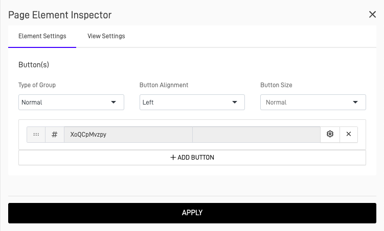 Button Configuration