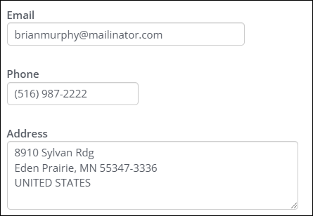 Adding contact information to the media asset