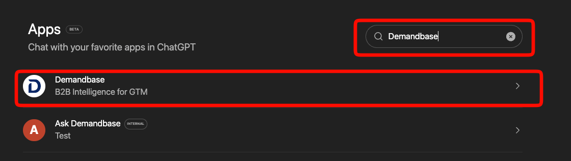 Browse apps in the app directory