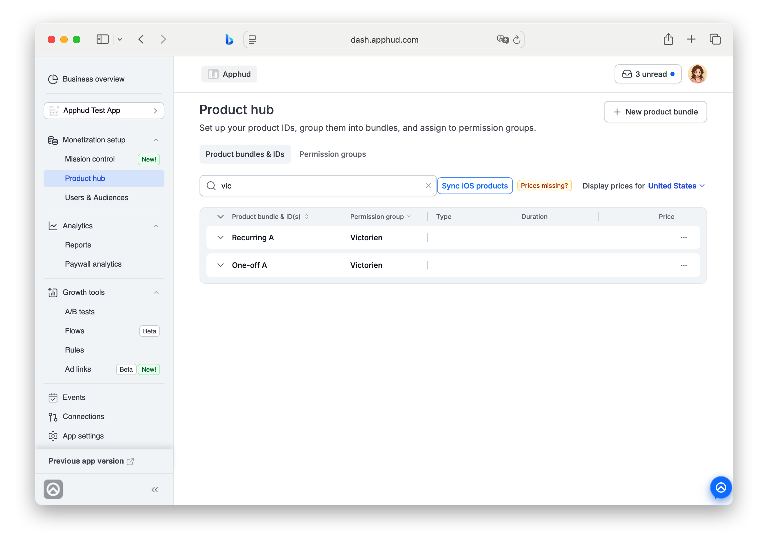 Product Hub - Search