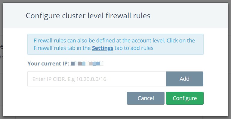 Firewall Rules Modal
