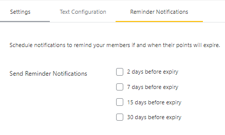 Reminder Notifications