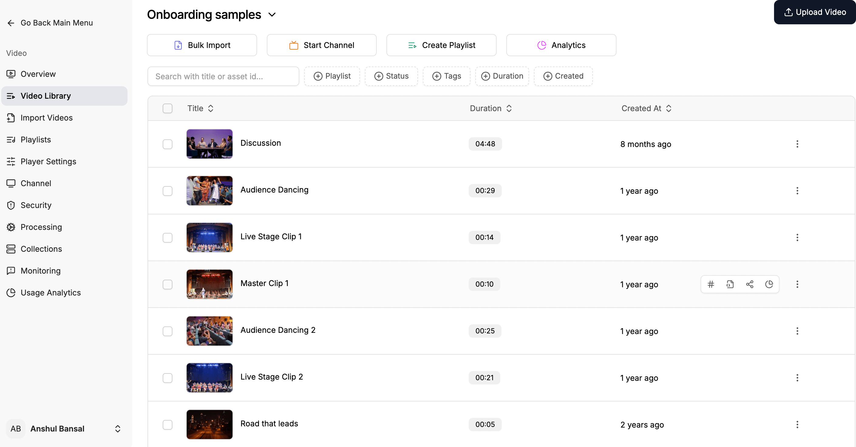 Video Library