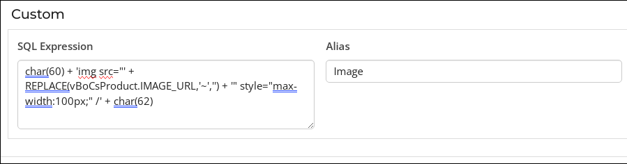 Adding SQL expressions